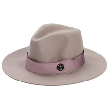 Load image into Gallery viewer, Ladies Pink Wool Feodra Hat