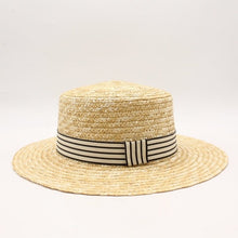 Load image into Gallery viewer, Natural Wheat Straw Hat
