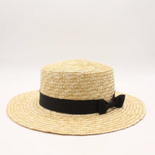 Load image into Gallery viewer, Women Natural Wheat Straw Hat